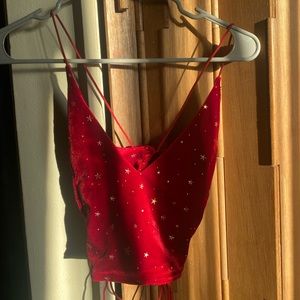 Red velvet star shirt